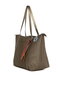 Zoozie Bags Bolso Tote de Satén Maxi Plateado